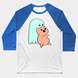 cute ghost controlling human Baseball T-Shirt